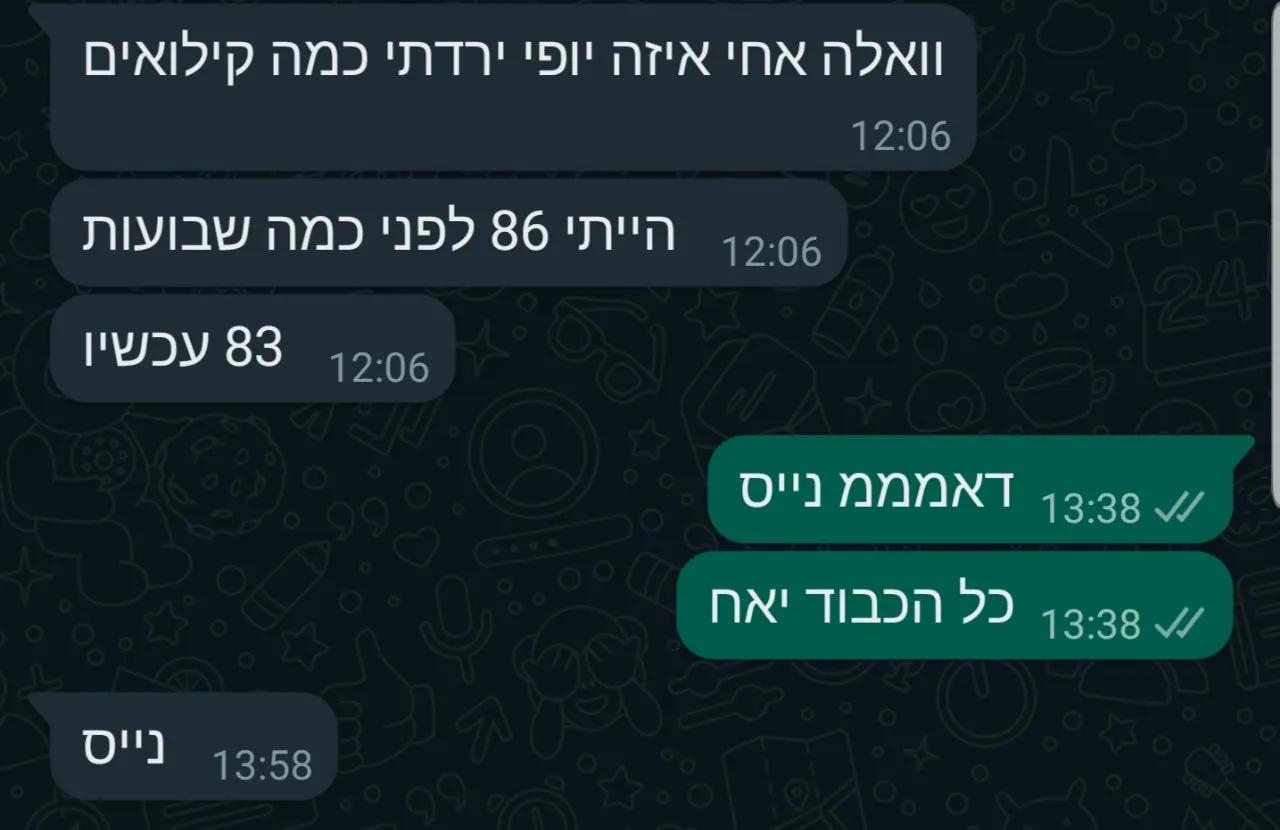 משוב לקוחות על תוכניות קליסטניקס באמצעות וואטסאפ מספר-5